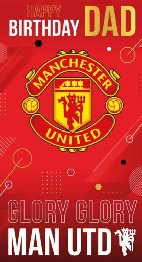 Picture of MANCHESTER UNITED DAD BIRTHDAY CARD
